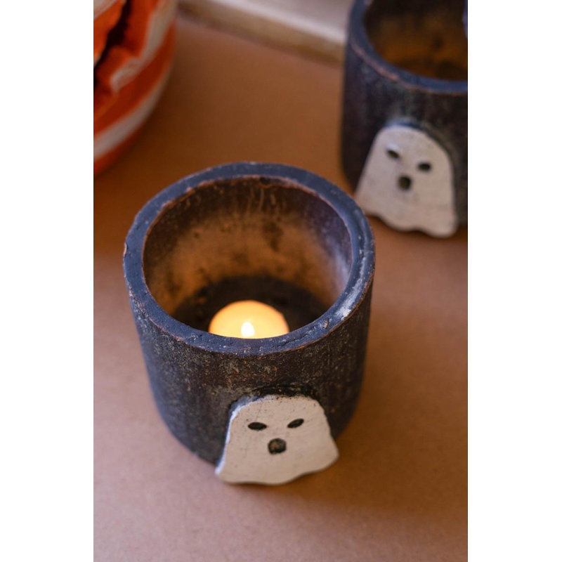 CONTENANT EN ARGILE - FANTÔME D'HALLOWEEN