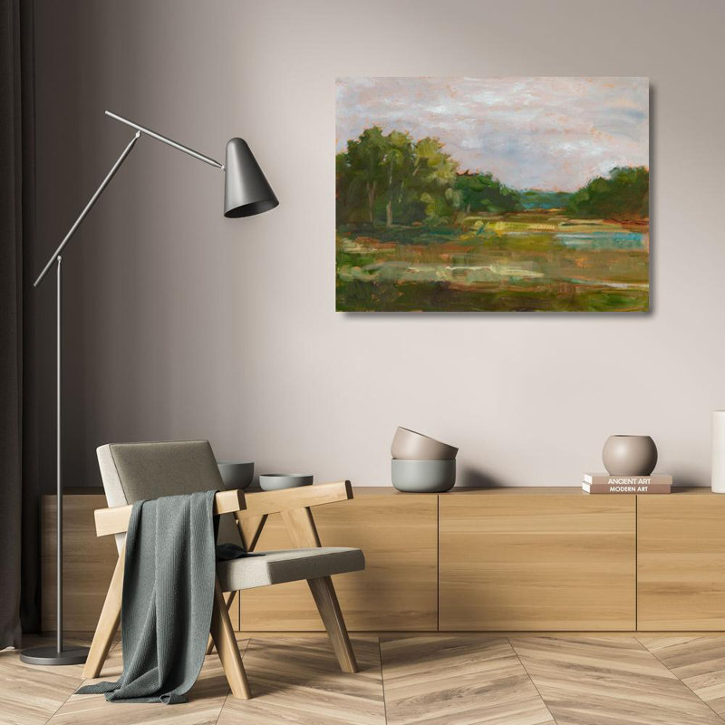 Toile tendue avec galerie Asthan Grand Harper, Ethan, titre: Lumière du soleil changeante III 109370FN, H 19 po x l 24 po