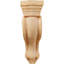 Corbeille à volutes traditionnelle l 3 7/8 po x P 8 po x H 13 po, chêne rouge (paquet de 6)-73318352-73675538
