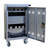 Mobile Charging Cart For 35 Devices - Silver Fast Charge, Secure Storage, Metal Cabinet Tablet Laptop 35 Charging, Rust