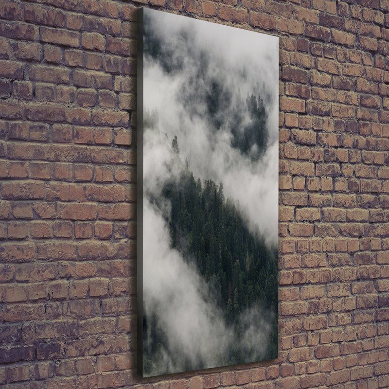 Cloud Over The Forest - Wrapped Canvas Print