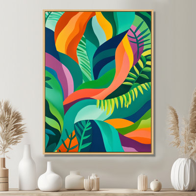 Tropical Forest Wall Art, Jungle Canvas Decor, Strath
