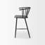 Tabouret en métal noir L 21,3 po l 21,3 po Loriana-70777277