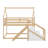 Twin Over Twin House Loft Or Bunk Bed With Staircase And Slide-2126116036