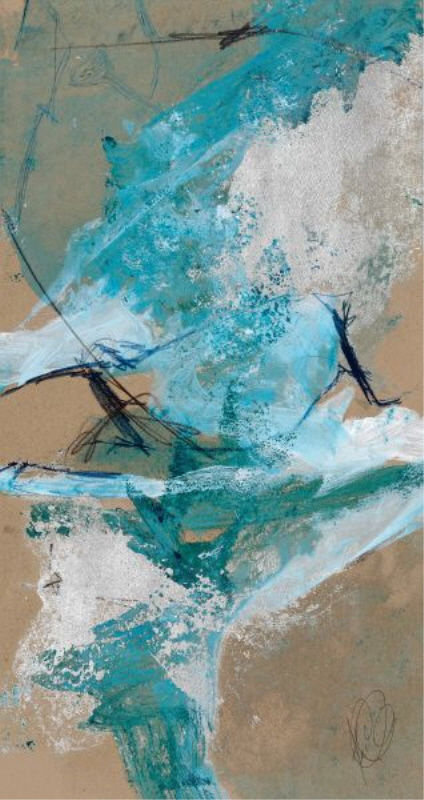 Textural Shift II Print by Kelly O'Neal, Outdoor, 45" H x 24" W x 1.5" D