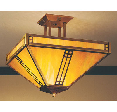 Plafonnier semi-encastré à 4 lumières Pasadena