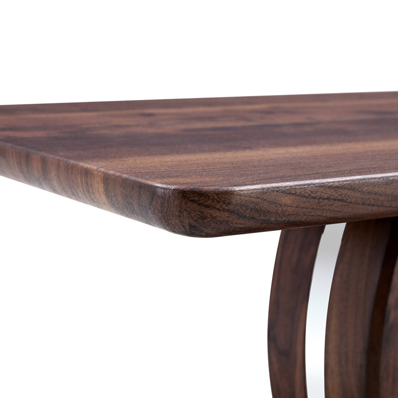 Table basse avec autocollant grain de noyer - ajoute une chaleur et une atmosphère chaleureuse à l'espace de vie