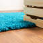 Tapis turquoise tissé à la machine Deatherage-662684090