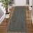Washable Rug Scalloped Rug Non Slip, Farmhouse Braided Print Carpet, Soft Non Shedding Floor Covering, Low Pile Thin Foldable Mats, Indoor Neutral Carpet for Living Room Bedroom-1371904514-1370369835
