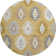 Premium Machine Washable Prisco Gold Rug
