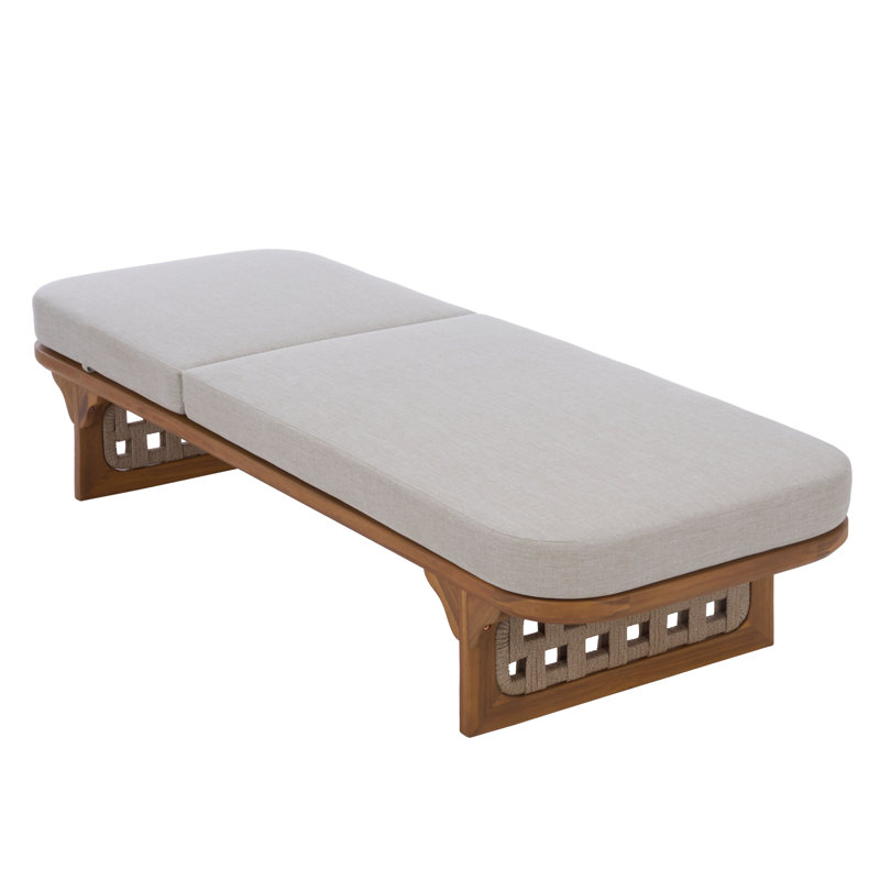 Chaise longue Jordan, Taupe