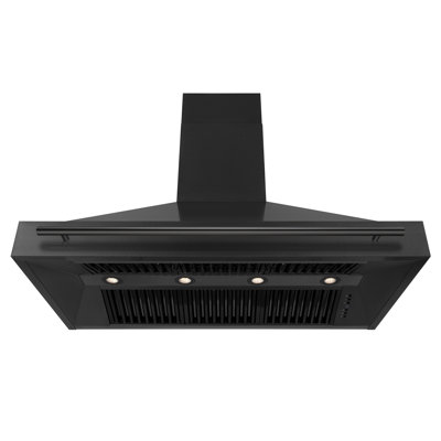 ZLINE 48"" Black Stainless Steel Range Hood with Black Stainless Steel Handle -  BS655-48-BS