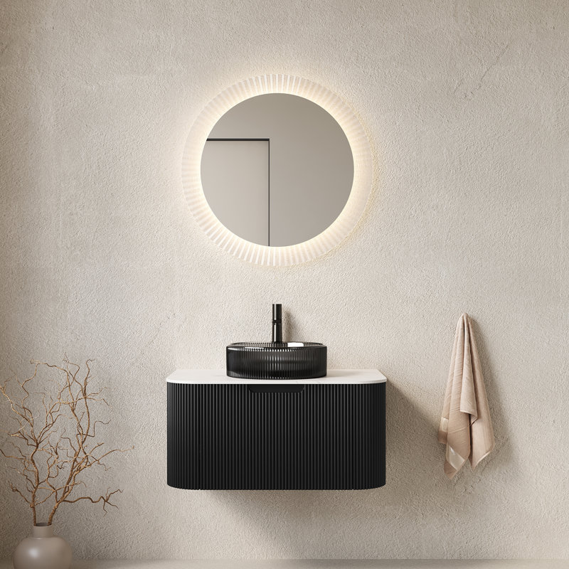 Meuble-lavabo de salle de bain de style contemporain