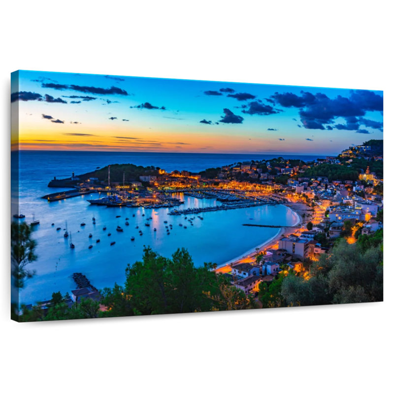 Gillard Port De Soller Twilight, H 16 po x l 24 po