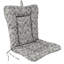 Coussin de chaise d'extérieur 21 "x 38" avec attaches et boucle (ensemble de 2)