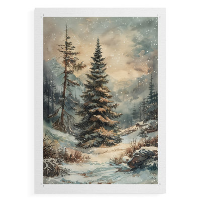 Christmas Holiday DC DCXXV - Impression sur toile seulement - NON-CADRE