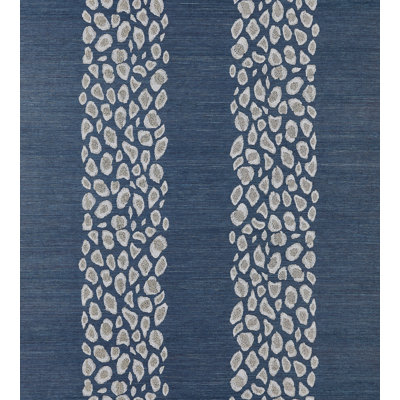 Soiree Grass Cloth Metallic Wallpaper Roll
