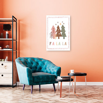 Boho Falala, arbres de Noël minimalistes, arbre de Noël abstrait, forêt, art mural