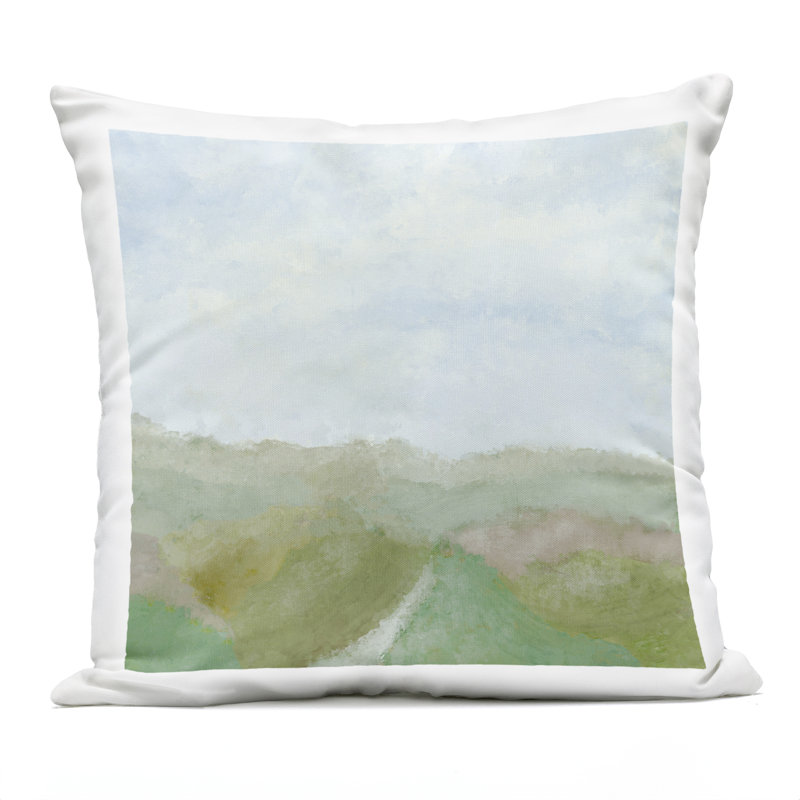 Love Is My Valley Outdoor Printed Pillow design by J:L Design