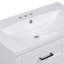 Ensemble de meuble-lavabo 30 po avec lavabo, armoire de salle de bain blanche avec tiroirs, structure solide et panneau de fibres à densité moyenne-626955753