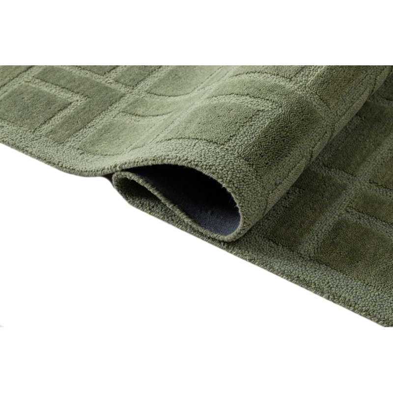 Verde Hand Tufted Wool Indoor Rug, Runner: 2'6"x8'
