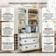 Armoire de rangement 71 po H Farmhouse-129472694