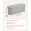 Banc de rangement ovale pliable en tissu molletonné ovale avec rangement 43 po et 660 lb pour le vestibule de la chambre à coucher