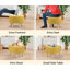 Fauteuil demi-tonneau pivotant avec repose-pieds Sharolynn-340204155