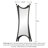 French-Style Vintage Unconventional Iron Frame Full-Length Mirror