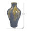 Vase 9,1 x 9,1 x 16,3 po pour décoration intérieure
