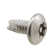 T-27 Pan Head Screw W/Pin Self Cutting Thread 3/8" L - 410 S/S