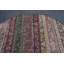 Tapis Boho, tapis rose, tapis rétro, tapis turcs, tapis 5,3 x 5,3 pi, tapis géométriques