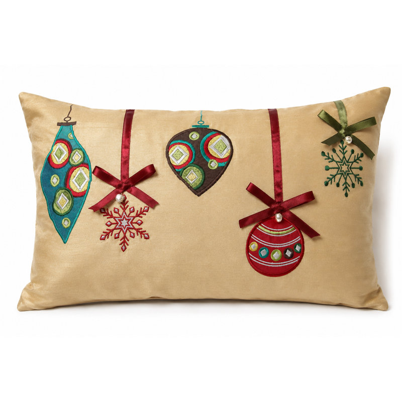 Coussin lombaire Christmas Ribbon with Ornaments