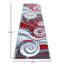 Tapis à motif de tourbillon moderne Aliodja-79345509