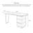 Modern Solid Wood Office Desk with Storage Drawers-2065563593