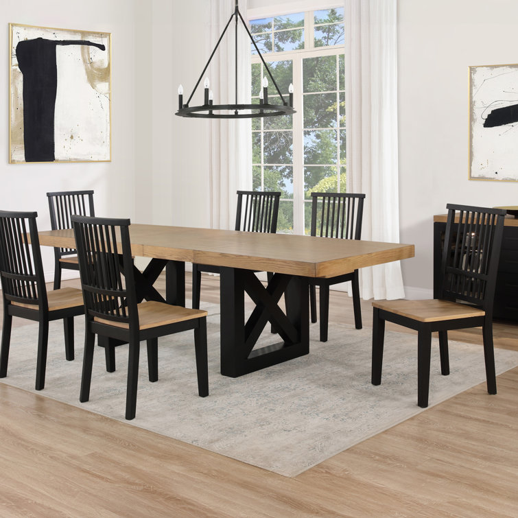 Lixy Magnolia 72-108" Rectangle Dining Table Set
