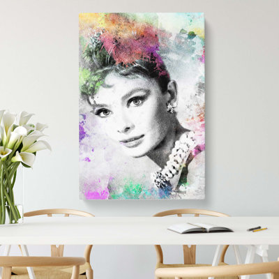 Audrey Hepburn - Wrapped Canvas