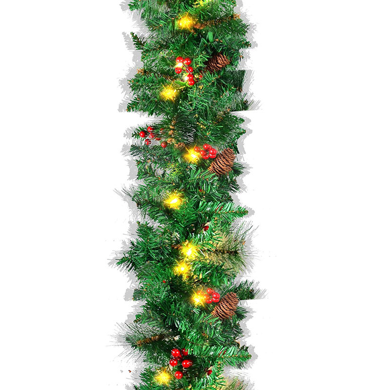 Guirlande de Noël artificielle 9Ft