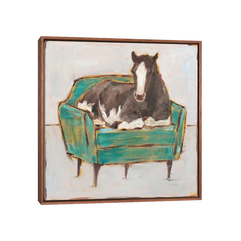 «Creature Comforts I» par Ethan Harper - reproduction d'art, Pas de tapis, H 37 po x l 37 po x P 1,5 po