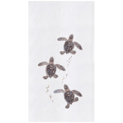Serviette de bain bébé tortues