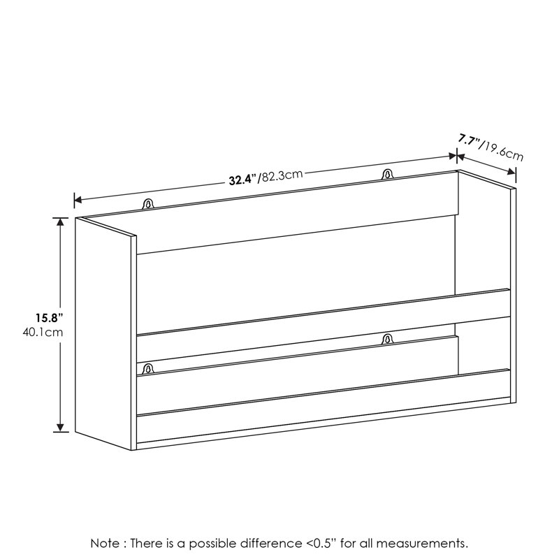 Tori-Leigh Floating Shelf, Espresso