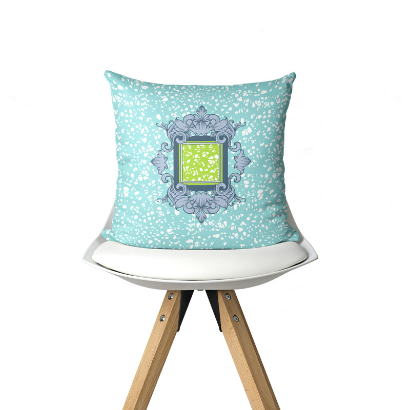 Housse de coussin d'intérieur Connor Speckled Blue, 16" x 16"