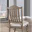 Chaises d'appoint de style transitionnel 2 pièces