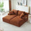 Chaise longue double compressible avec porte-gobelets - sans assemblage-331435752