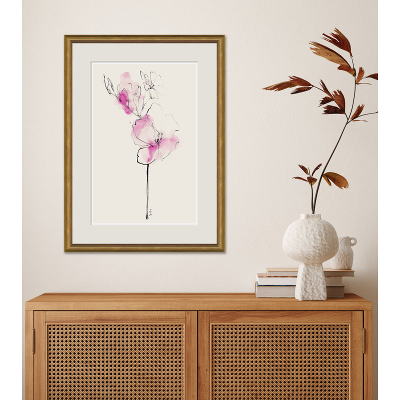 «A Study in Pink III» par Yuki Osada - Peinture à cadre unique