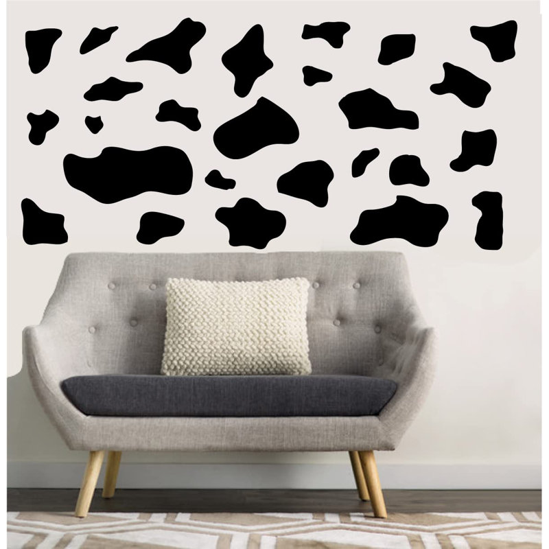 Adhésif décoratif vache, Noir