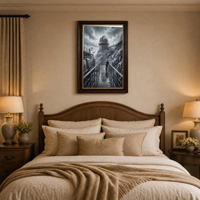 «Dark Stormy», art mural sur toile