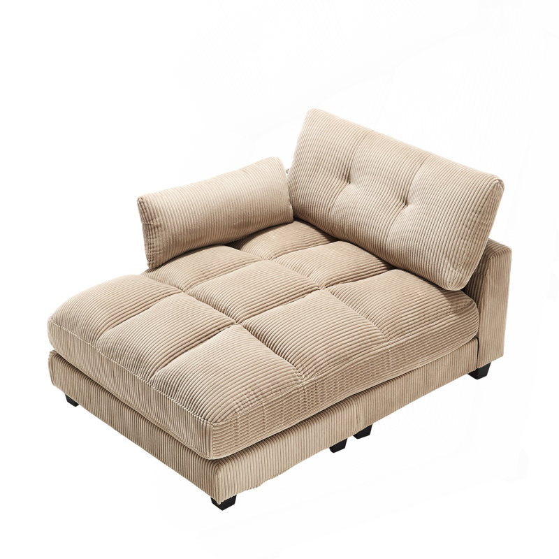 Sleeper Couch Bed Sofa, Khaki