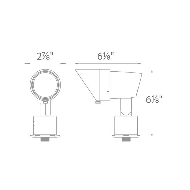 Low Voltage Integrated LED Metal Spotlight