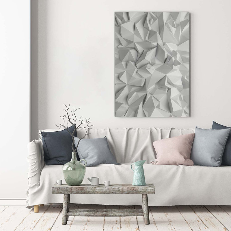 3D Abstraction - Wrapped Canvas Print